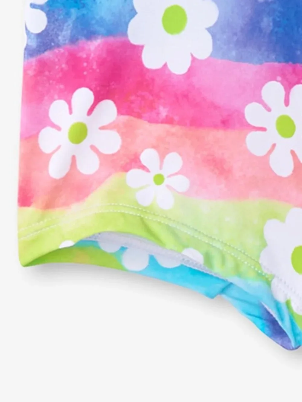 Hatley Girls Swimsuit Set Rainbow Flower Size 2 NWT